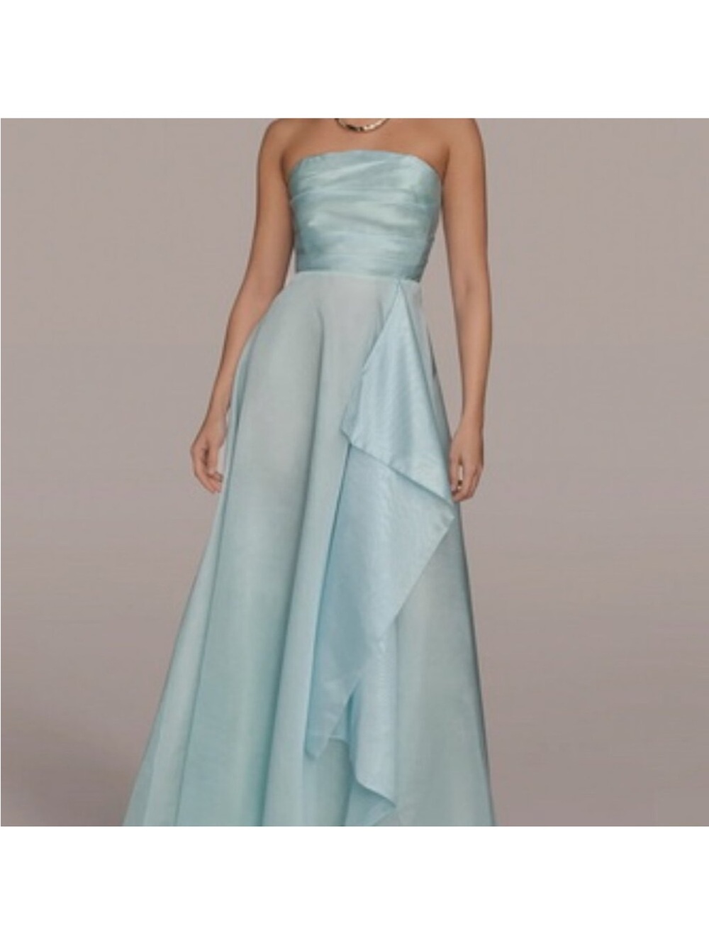 Donna Karan light blue luxury dress